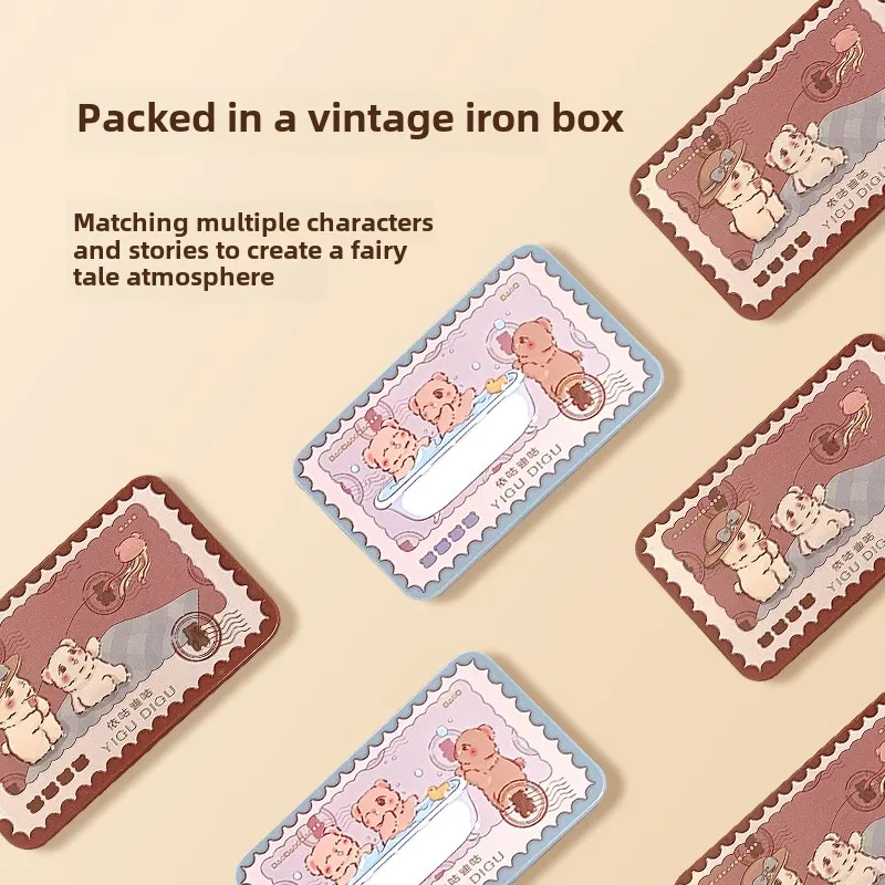 YIGU DIGU Gugu Ansichtkaart Tin Oogschaduwpalet Aardekleur Mat Hoogglans Knipperende Contouring Uitgebreid Palet