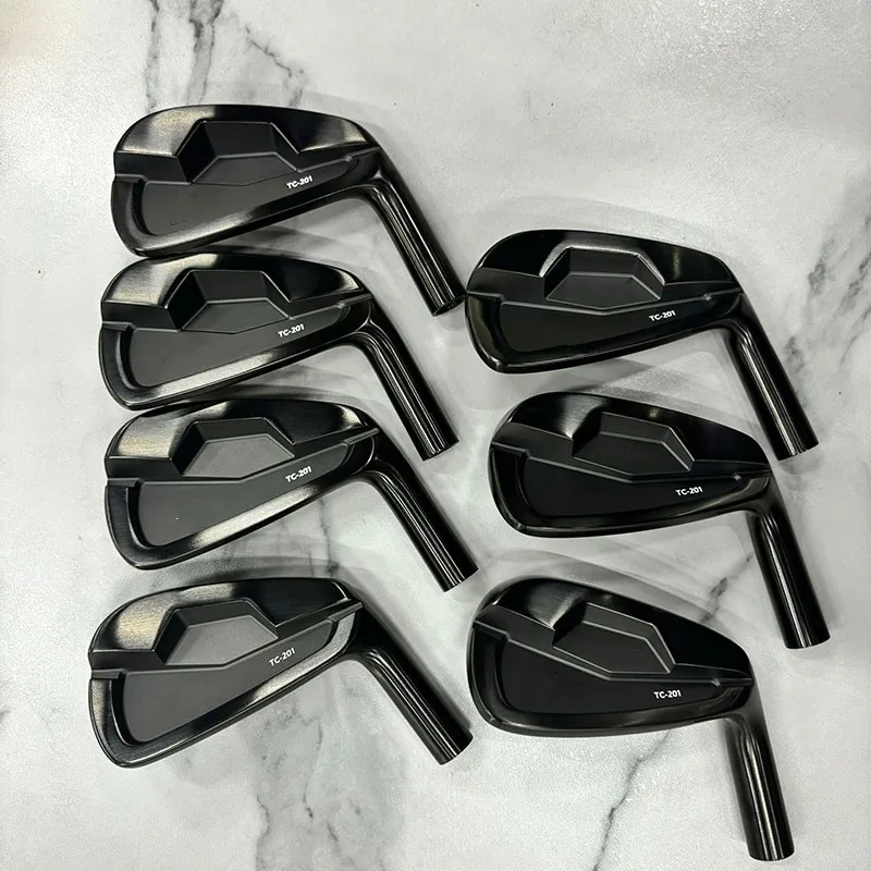 Golf clubs Black TC201 Golf Irons Set 7pcs 4-P Graphite or Steel Shaft