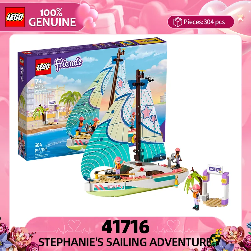 

Lego Building Blocks Good Friends Series 41716 Stephanie Sail Adventure Girls Puzzle Building Blocks Toy Valentine's Day Gift
