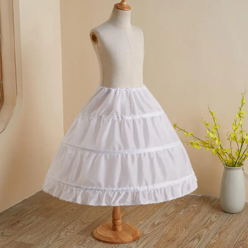 Children Vintage Short Petticoat for Girl Ballet Bubble Tutu Skirt Rock N Roll Rockabilly Skirt Underskirt Tutu Slips