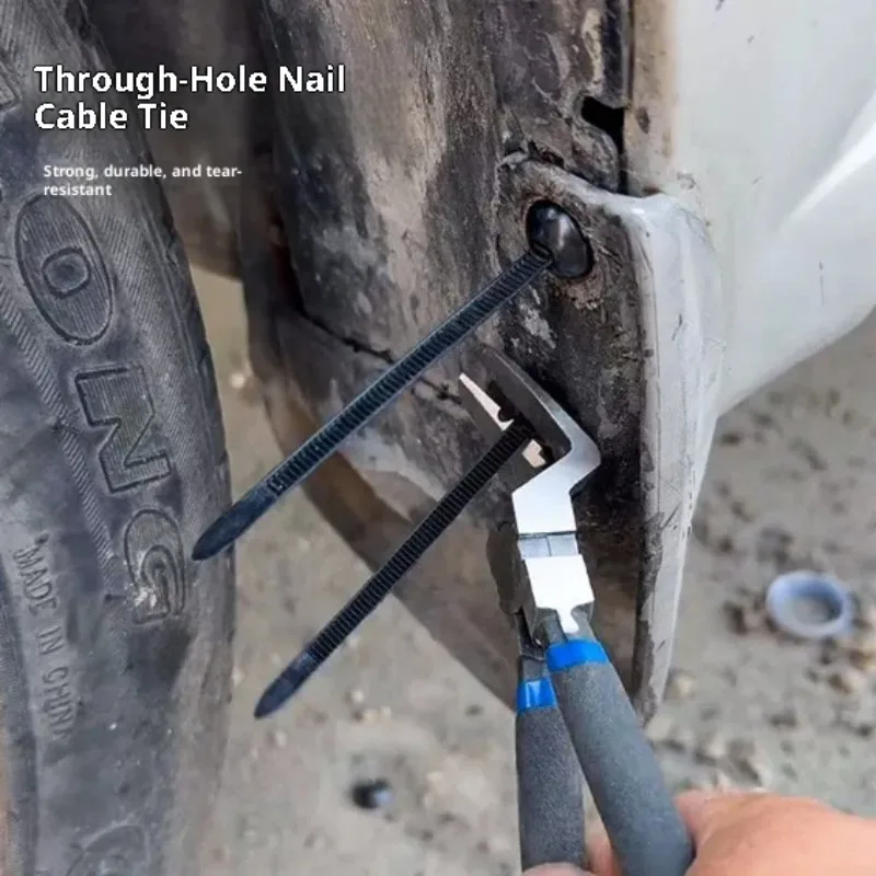 النايلون العالمي رباط للكابل مشبك الذاتي قفل البلاستيك المقرنة السيارات السحابة المسمار استبدال كليب سيارة درابزين إدارة آمنة #1