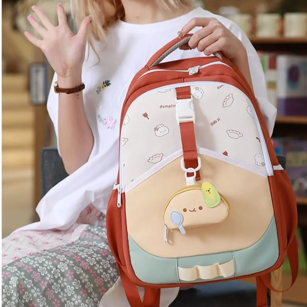 

Fashion Cute Backpack Lightweight Large Capacity School Backpack Waterproof Nylon Material School Bag for Boy Gril