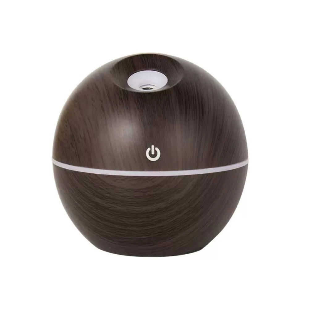 Compact 130ml Travel Humidifier, USB Charging, Ambient Glow, /Car/Office