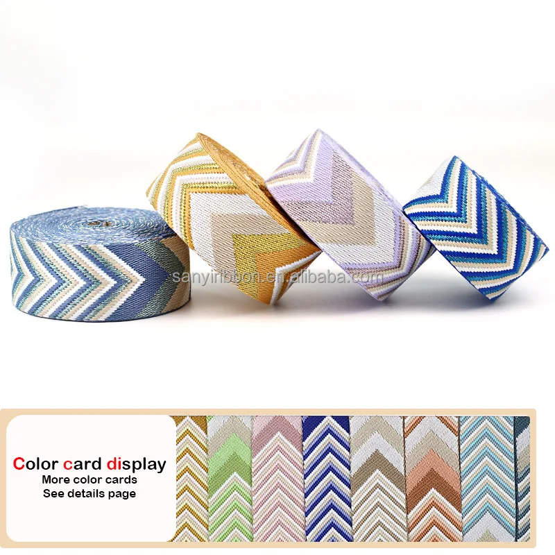 عالية الشد 50 مللي متر واسعة البوليستر الجاكار حزام لكراسي الحديقة حزام لحزام الأمان حزام حقيبة الكتف الأشرطة #3