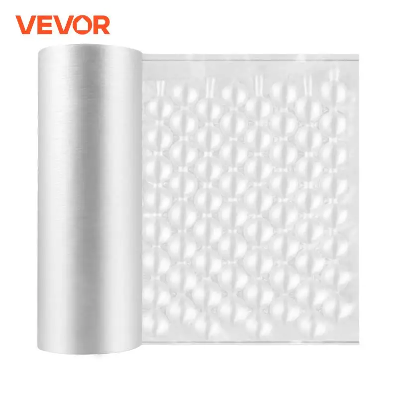 VEVOR 984Ft  Air Cushion Film Not inflated Bubble PE Air Cushion Wrap Film Packaging Shockproof Cushioning Wrap Rolls