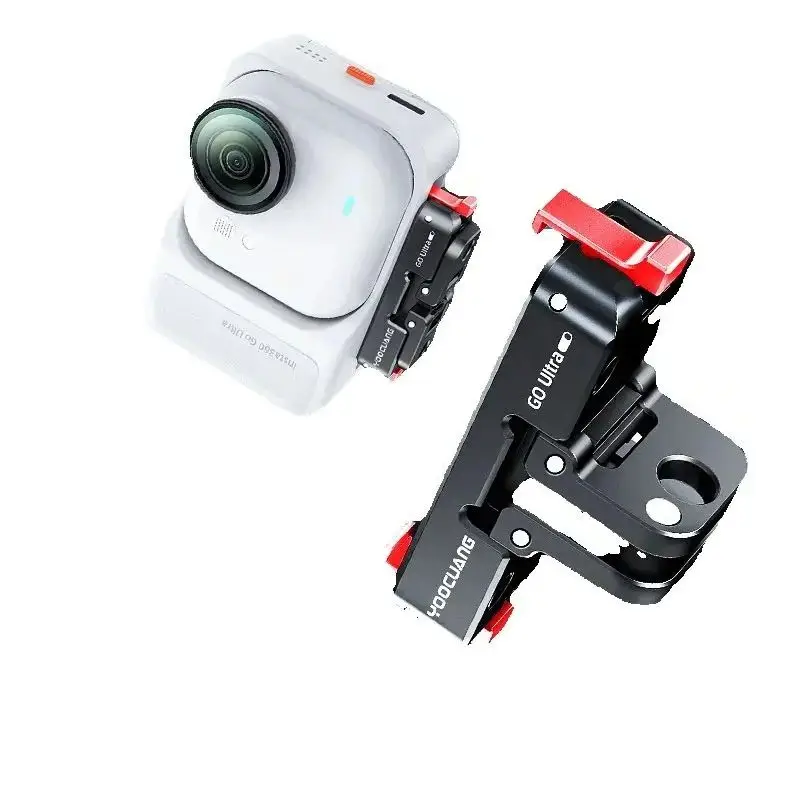 

Magnetic Quick Release Stand Mount for Insta360 Go Ultra - Secure Camera Adapter, Anti-Drop Easy-Detach Action Camera Mount
