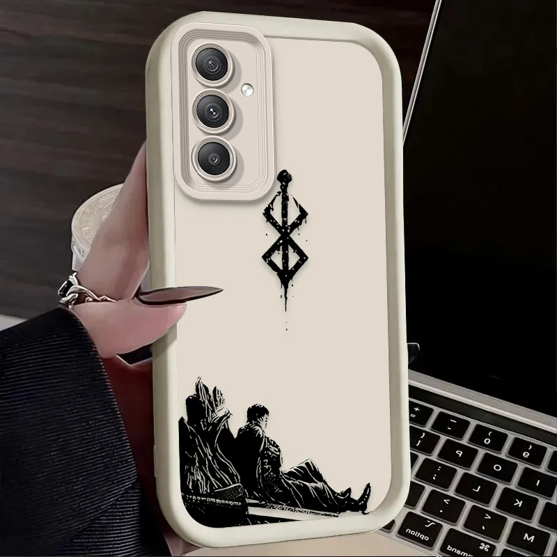 Comics Berserk Guts Soft Case For Samsung Galaxy A54 A05S A05 A34 A24 A14 A53 A33 A23 A13 A52 A52S A32 A22 A12 A71 A51 A31 Cover