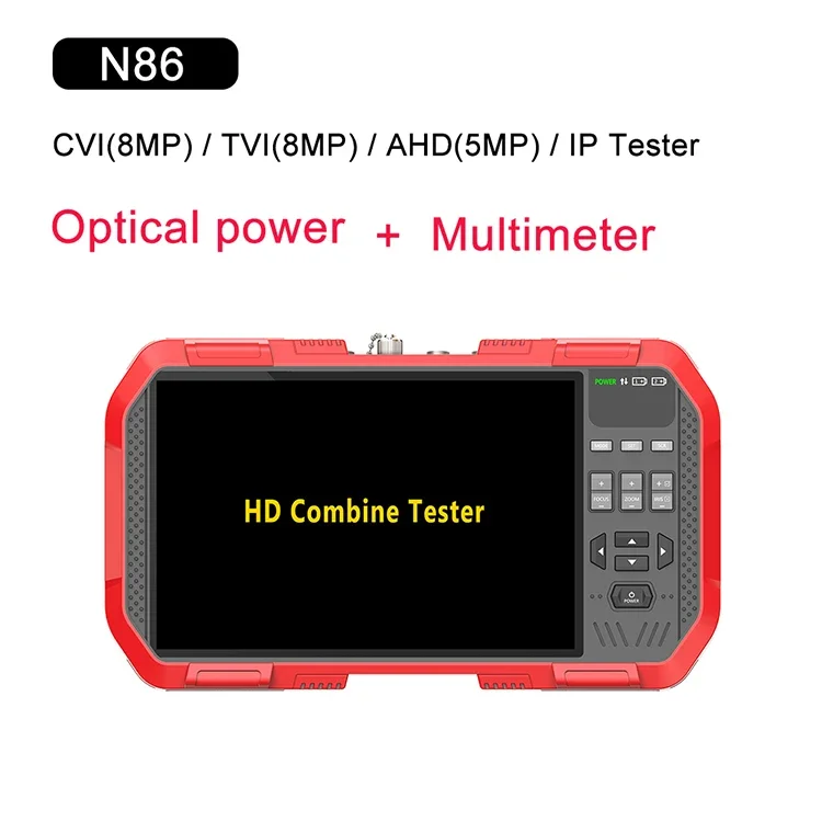 New IP Tester CCTV   Input&Output OSD Menu digital multimeter optical power meter 4K IPC Test CCTV IP Tester