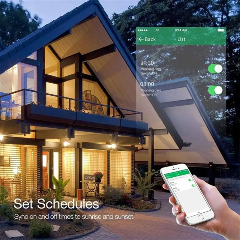 Tuya WiFi Smart Switch 3-kanaals Smart Home Draadloze breker Voice Timer Relais Smart Life APP Afstandsbediening voor Alexa