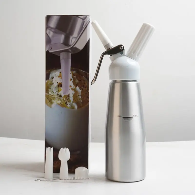 Cream Dispensers Cream Canister Cream Whippers Durable Leak-Free Aluminum Alloy Material for DIY Cappuccino Latte Coffee