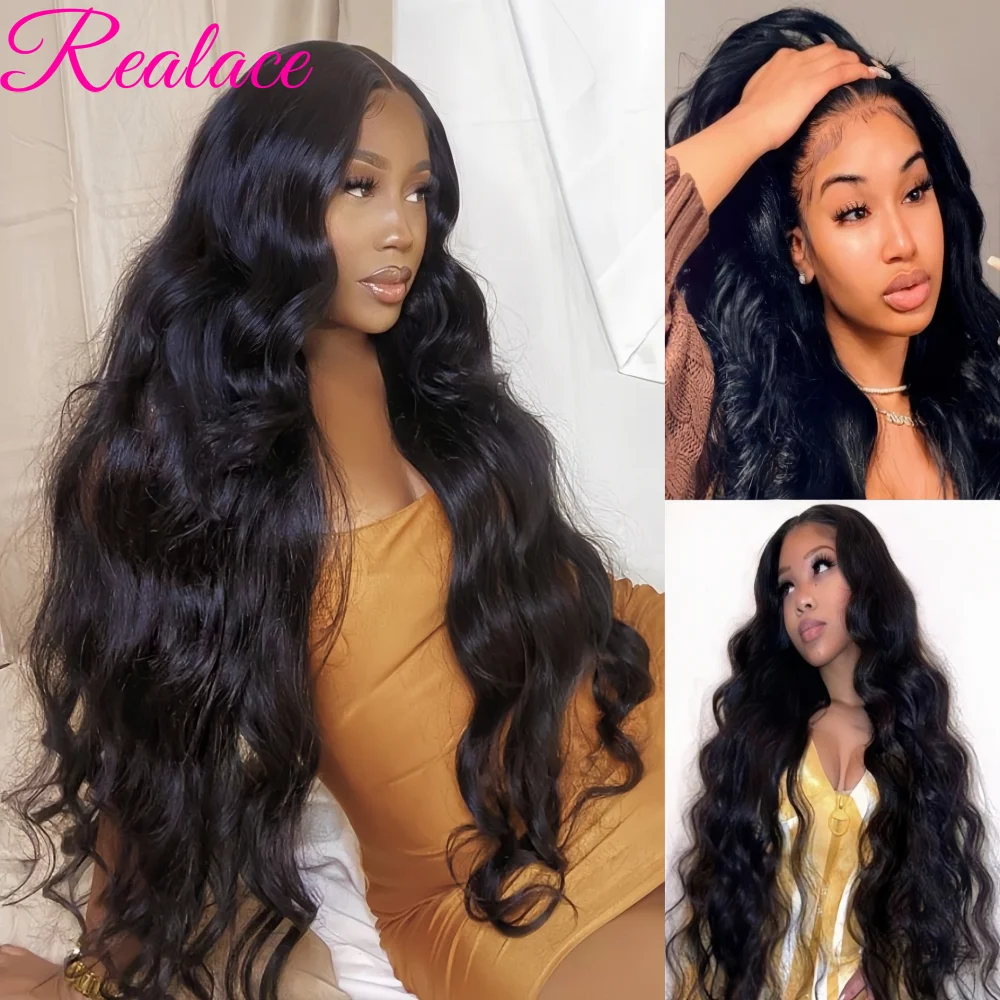 250 densité vague de corps 13x6 HD dentelle avant perruque de cheveux humains 30 40 pouces Transparent Brazilia 13x4 perruques frontales pour les femmes pré plumées