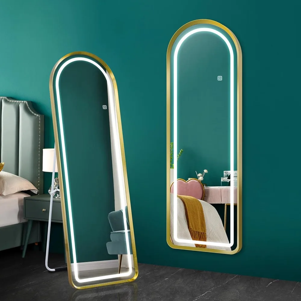 LED Full Length Mirror, Arch Full Length Mirror, 63