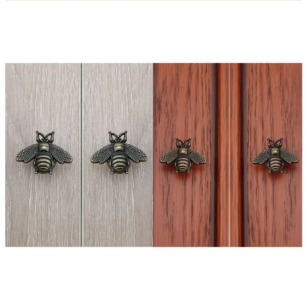 1pc Zinc Alloy Vintage Cabinet Knobs Decorative DIY Furniture Hardware Drawer Pull Handles Animal Shape Butterfly Cabinet Knobs