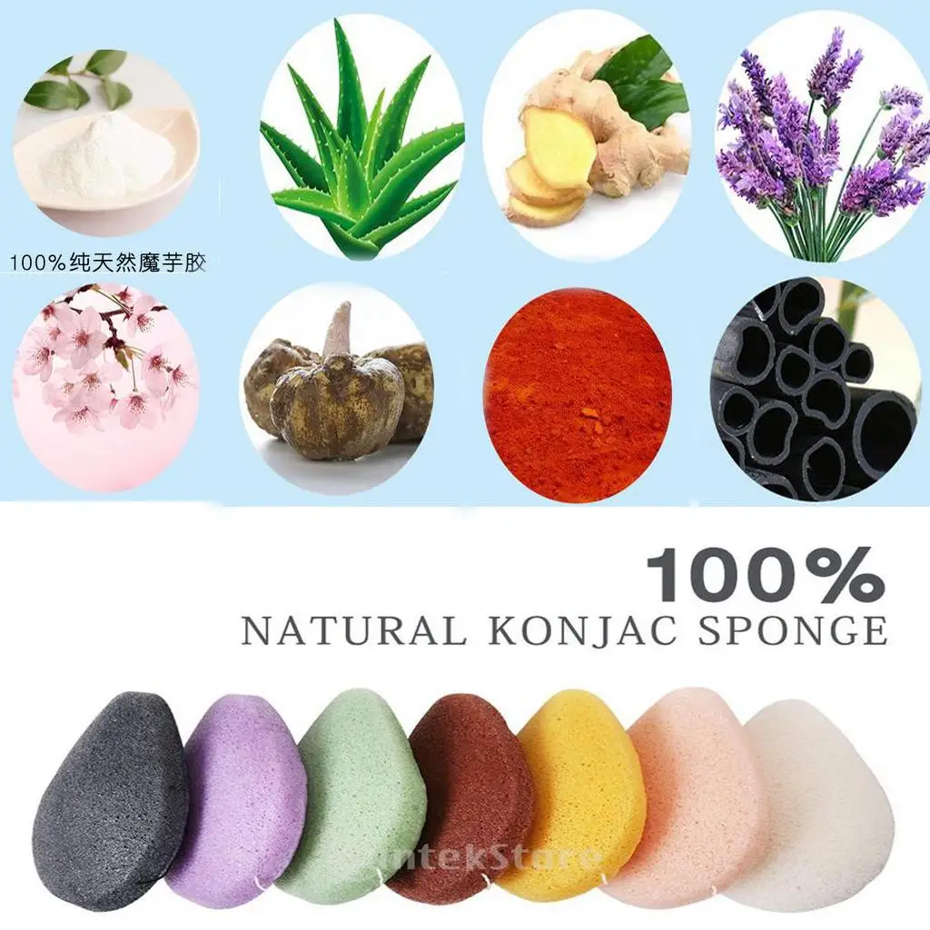 Esponja facial suave, almohadillas de lavado para limpieza, herramienta para soplo de maquillaje