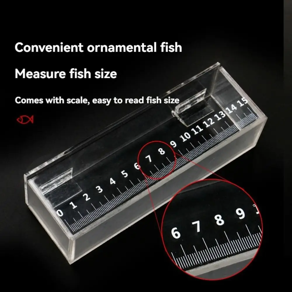 Transparent Fish Viewing Box Mini Micro Landscape Acrylic Fish Tank Dustproof Broken Resistant Desktop Goldfish Bowl Snails