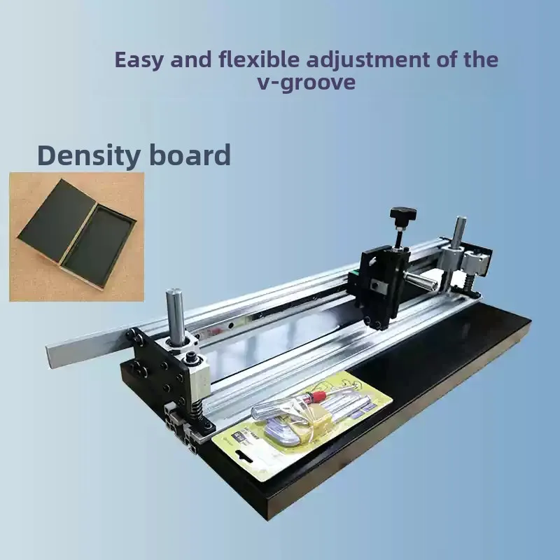 Small Upgrade Manual Slotting and Sampling Machine Gift Box Gray Cardboard V-slot Machine Sampling Machine Gift Box