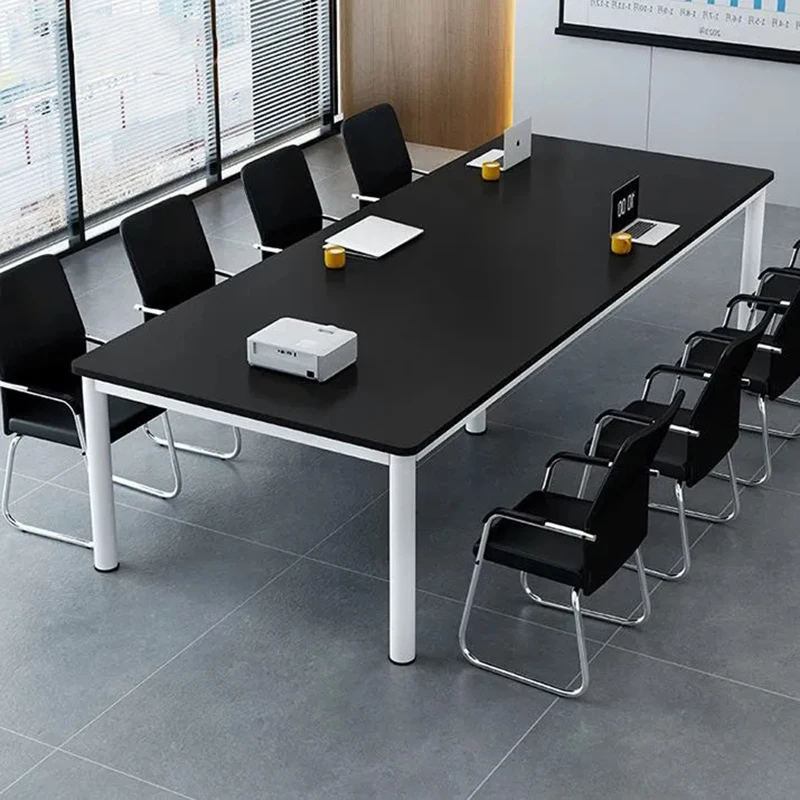 # Modern Solid Wood Office Conference Table | Eco-friendly Durable Negotiation Table | Easy Installation
