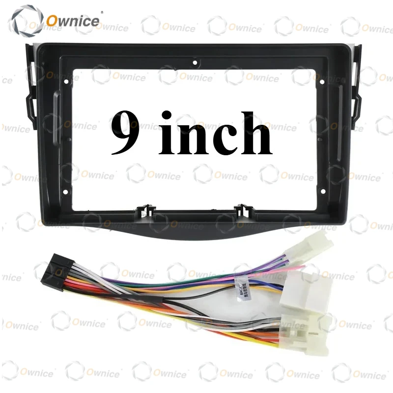 

Ownice 9" Car Radio Fascias Frame for Toyota RAV4 Vanguard 3 XA30 2005 - 2012 Stereo Panel Harness Wire Connector Power Cable