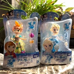 Frozen Anna Elsa Princesses Can Exchange Clothes for Elsa Doll Figure Set Cartoon Kawaii Model Children Gifts