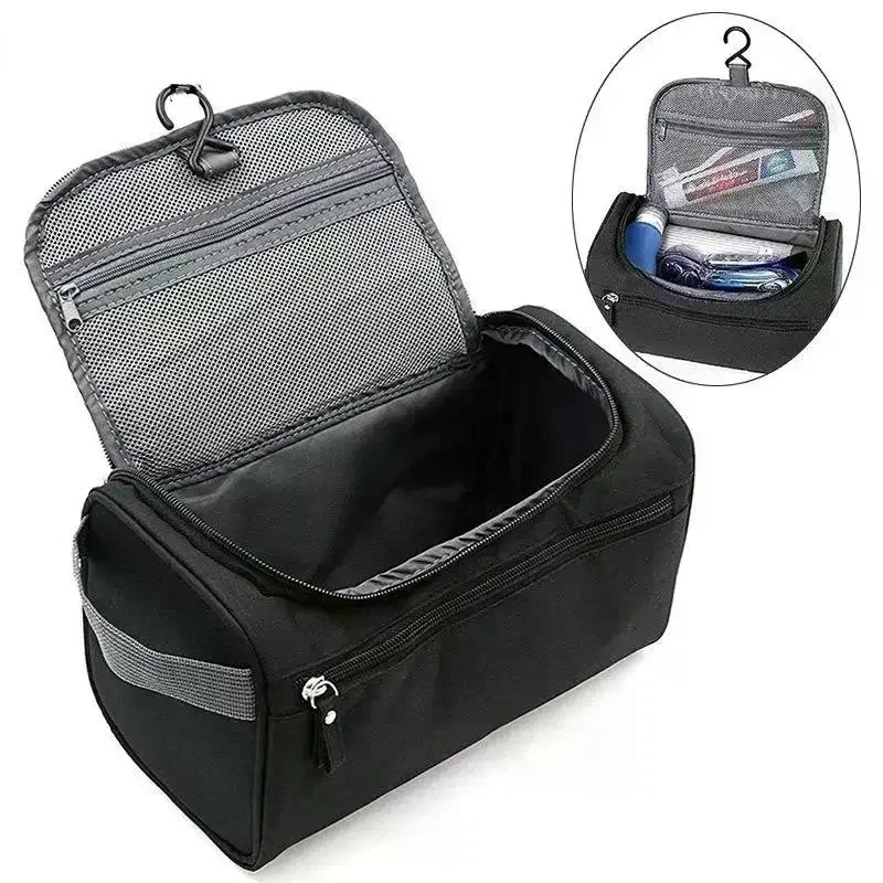 Men's Portable Outdoor Business Trip Travel Toiletry Bag Set, Large-Capacity Cosmetic Bag, Organizer Bag, Bath Bag