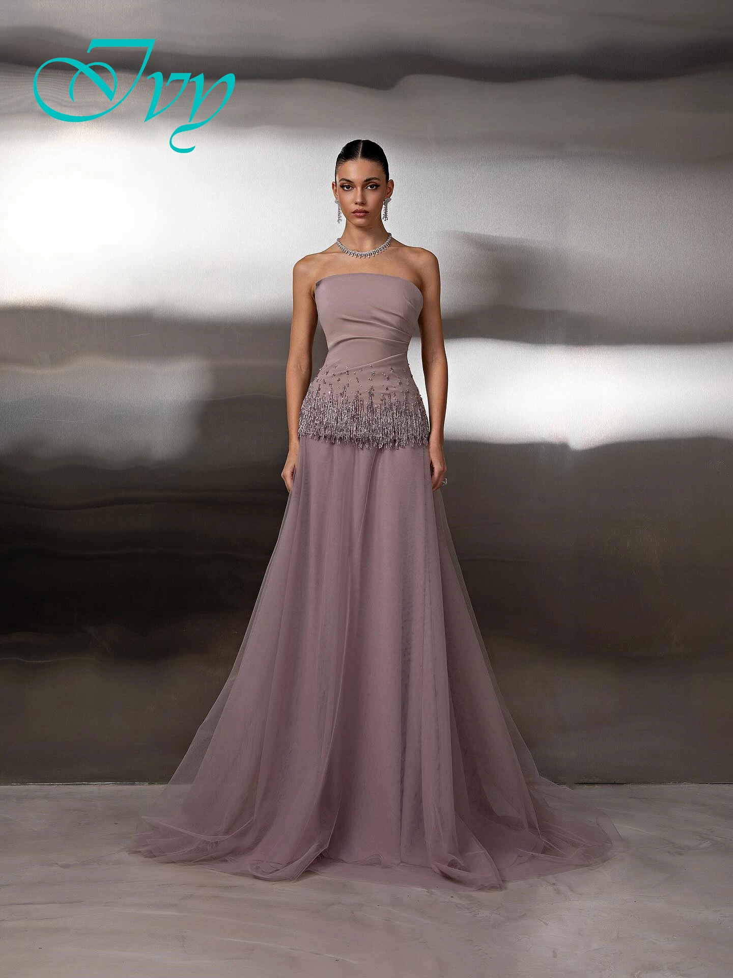 Robe de soirée élégante en mousseline de soie, personnalisée, avec traîne de balayage, Simple, sans manches, robes de bal de luxe, sans bretelles, pour occasions spéciales