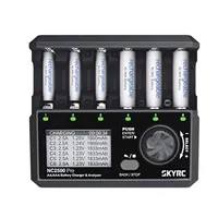 SkyRC NC2500 Pro nickel chromium nickel hydrogen AA/AAA battery charger with LCD display supporting QC3.0