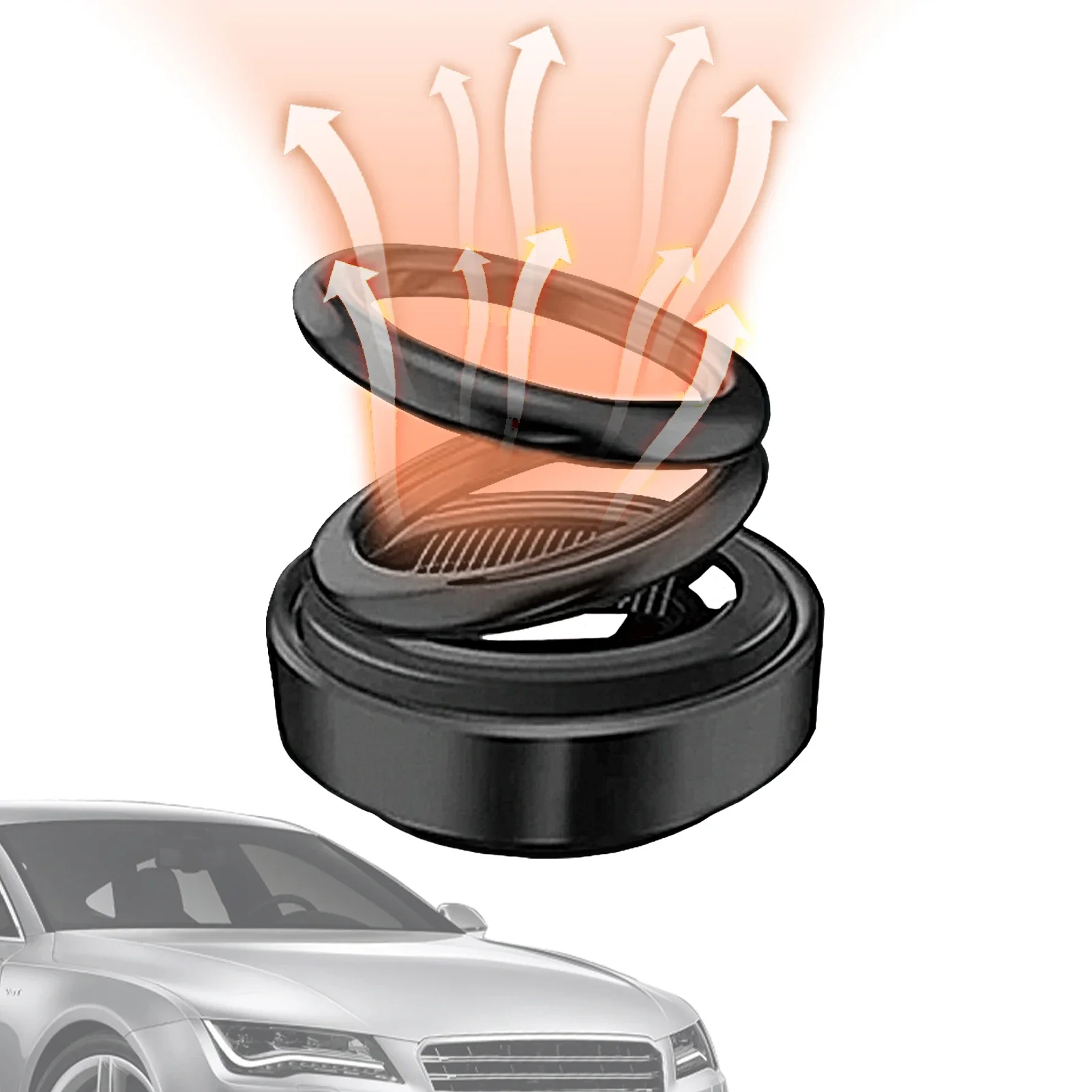 

Mini Portable Kinetic Molecular Heater Auto Car Aromatherapy Windshield Heater Vibration Radiator for Car Diffuser Fragrance