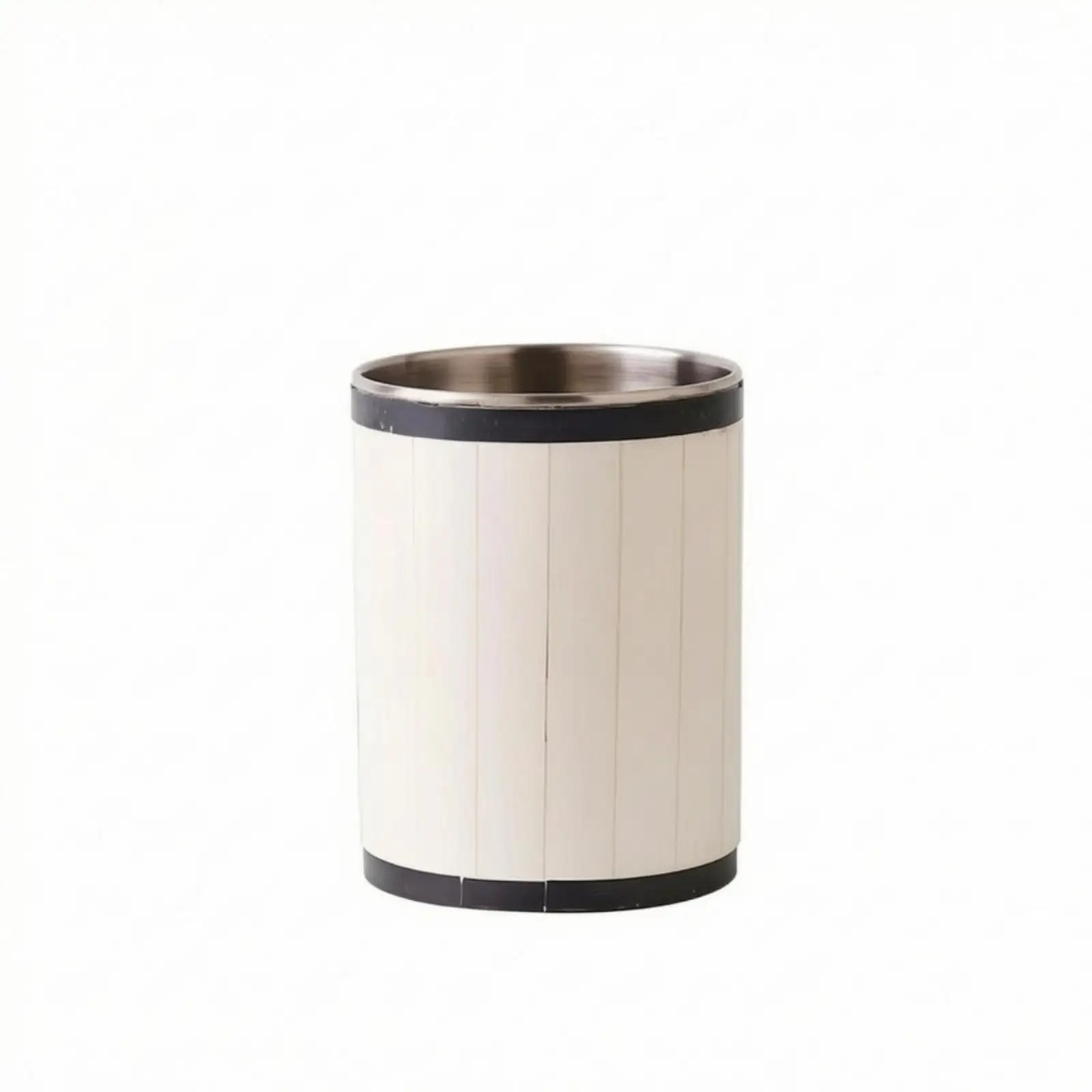 Bone Handle Barware Stainless Steel Bucket Tabletop Organizer Decorative Container for Home Bar