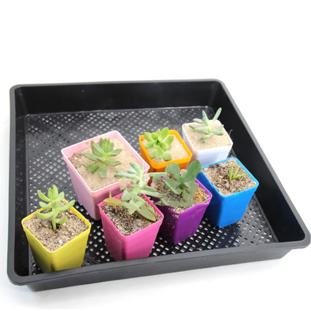 

5 Pcs Seedling Tray Plant Growing Starter Lightweight Durable Containers Gardening Trays Balcony Planting Space