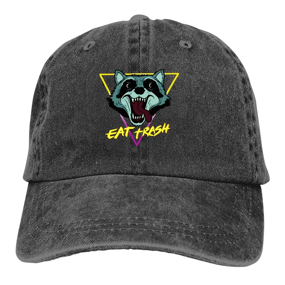 Raccoon Eat Trash Baseball Cap Men Hats Women Visor Protection Snapback Raccoon Lover Caps