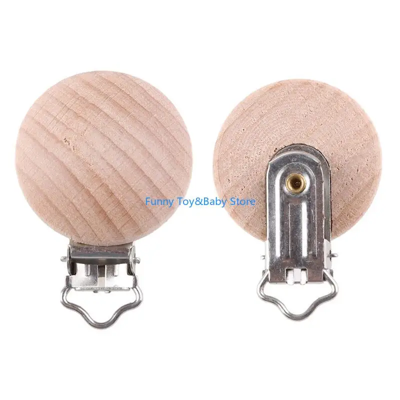 

Wooden Nipple Clip Pacifier Clip Diy Dummy Clip Chains Baby Teether Soother C90B