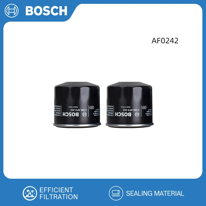 BOSCH AF0242 Oil Filter Fits Chevrolet RVEO 1.4 SAIL .2/1.4 Spark WuLing N200 Confero S Almaz 9052781