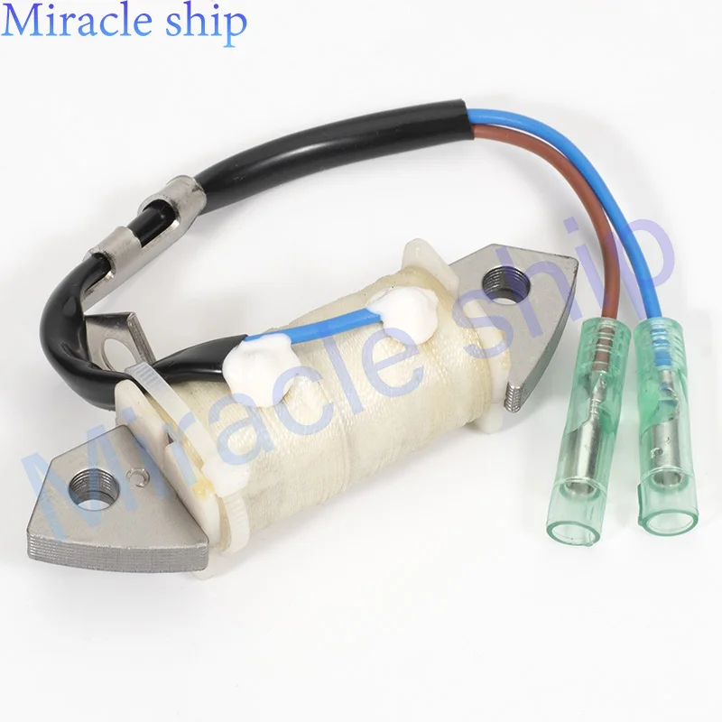 

Катушка заряда подвесного двигателя F15-07000300 для подвесных частей Yamaha 4-тактный F9.9 F15 66M-85520-00 66M-85520