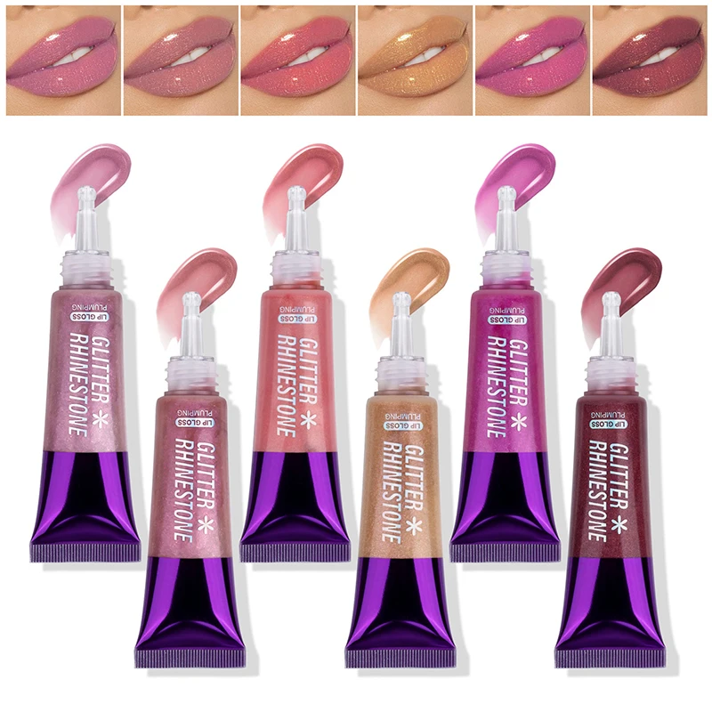 Lip Gloss Tinted For Fuller Lip New Effect Collagen Lip Gloss Moisturizing Lip Care Extreme Volume Lip Essence Lips Enhancer