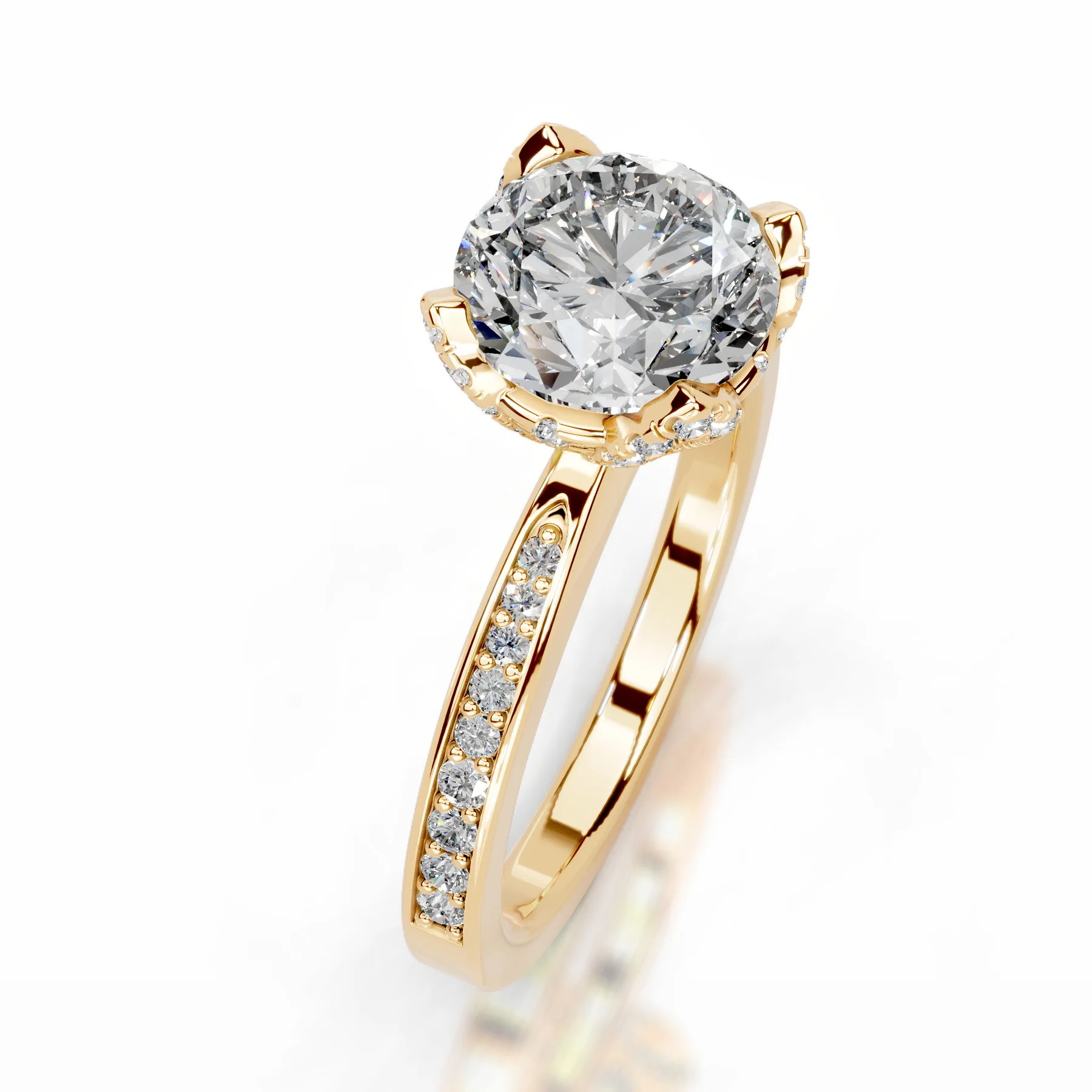 MUSHAN Custom Jewelry 925 Sterling Silver Ring Moissanite D Color VVS Fine Youthful 925 Sterling Silver Rings Diamond Accessorie