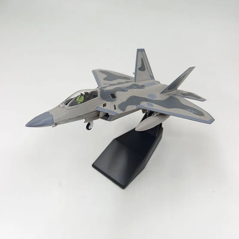 AMER 1/100 Scale Military Model Toys For Lockheed F-22 F22 Raptor