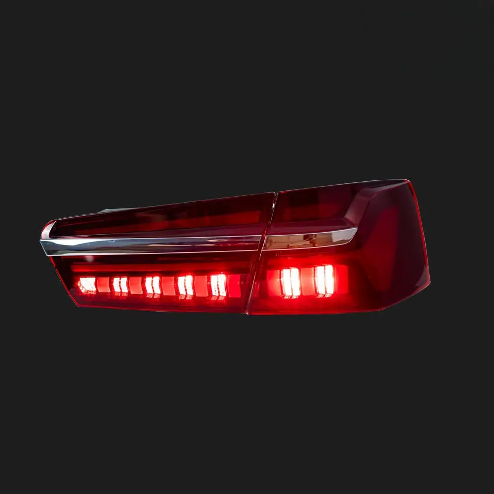 Car Styling for 15 A6 C7 A6L C8 Style Tail Lights With Sequential Turn Signal Animation Brake Parking Lighthouse Facelift