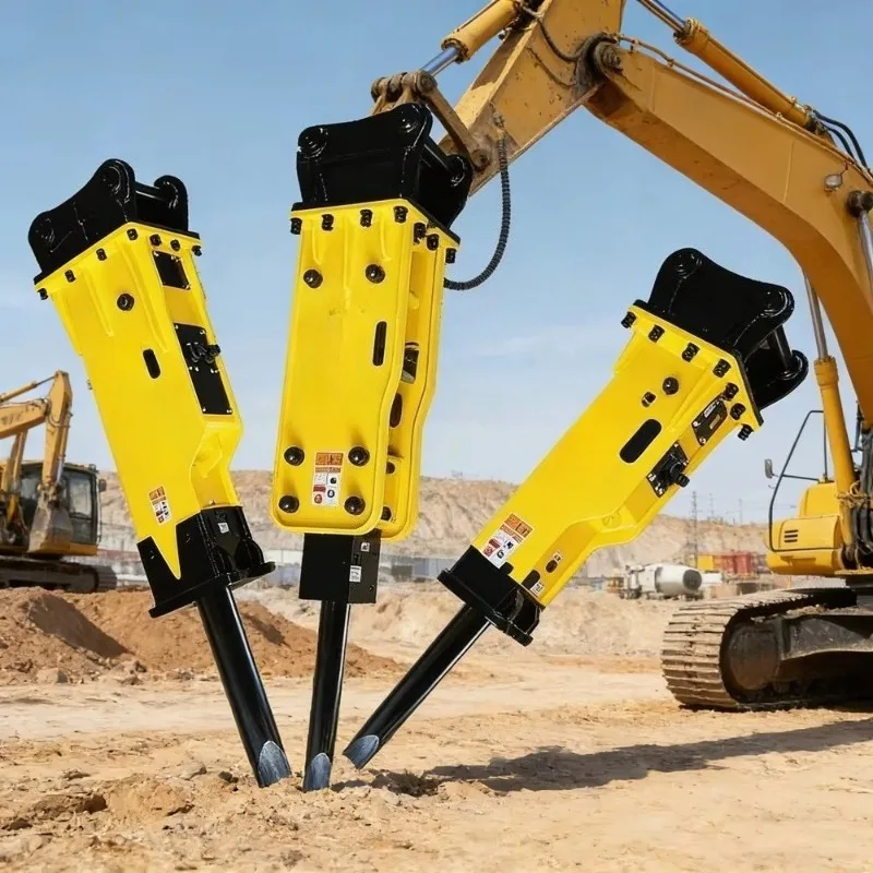 Hydraulic Demolition Breaker High Frequency Stable Structure For Building Foundation Crushing Project