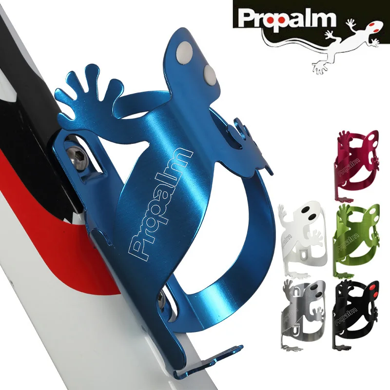 PROPALM  gecko bike bicycle bottle cage bottle bracket holder anode Aluminum colorful