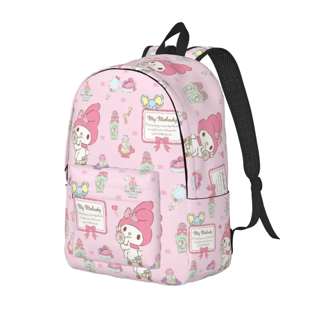 Back To School Gift Cute Melody Retro Washable Kindergarten Bag Sanrio Melody Classic Teenager Storage Bag Picnic