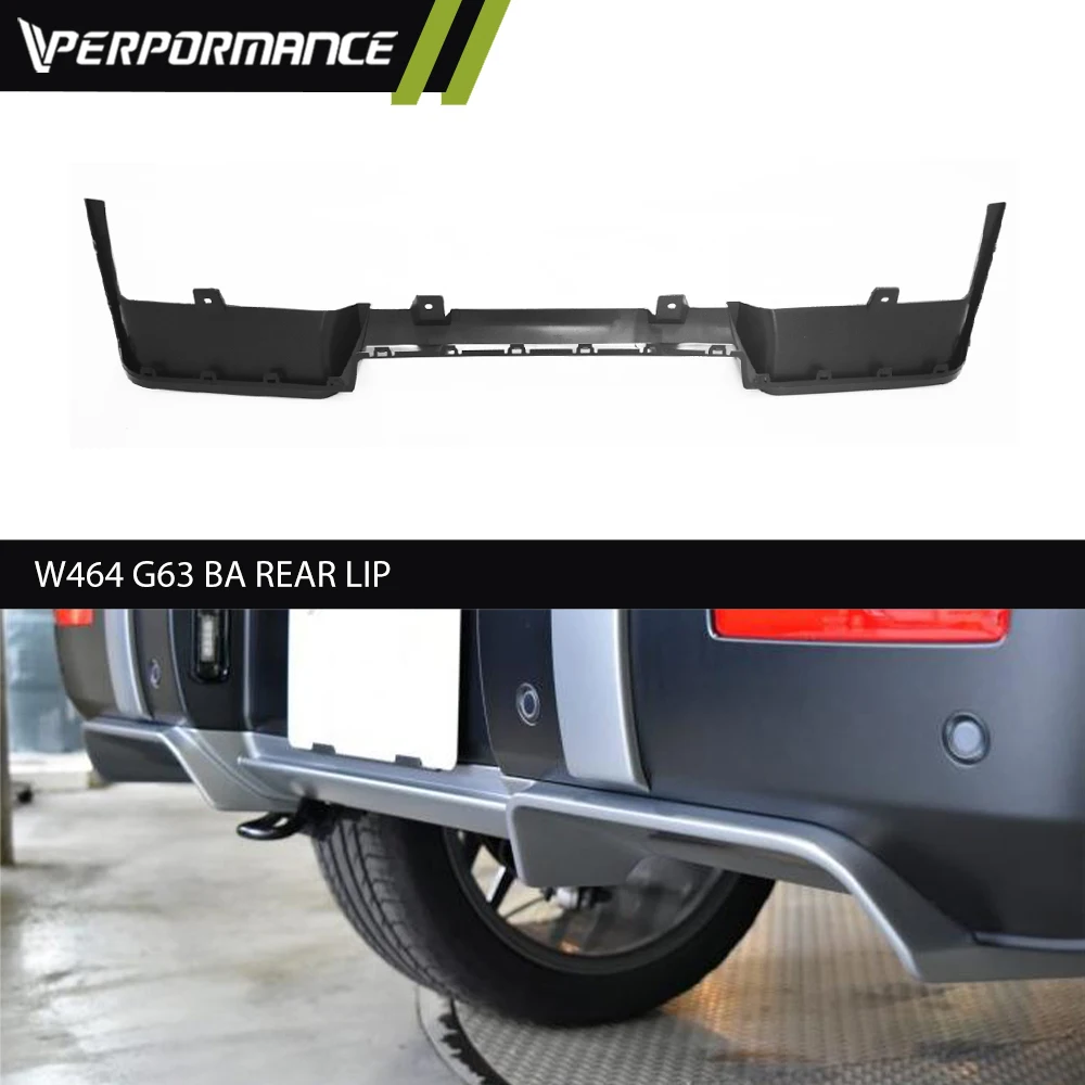 

G Class W464 W463A 2019y+ G63 BA Style Rear Diffuser PP Auto Exterior Lower Rear Bumper Lip Tail Bumper Lip Car Accessory