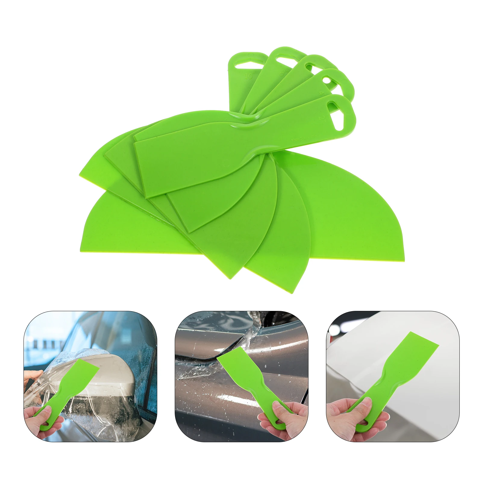 

5pcs Putty Scraper Tool Set Paint Wall Scraper Plastic Wallpaper Removal Tools Kitchen Cabinet Grout Cleaner Repair Tool For