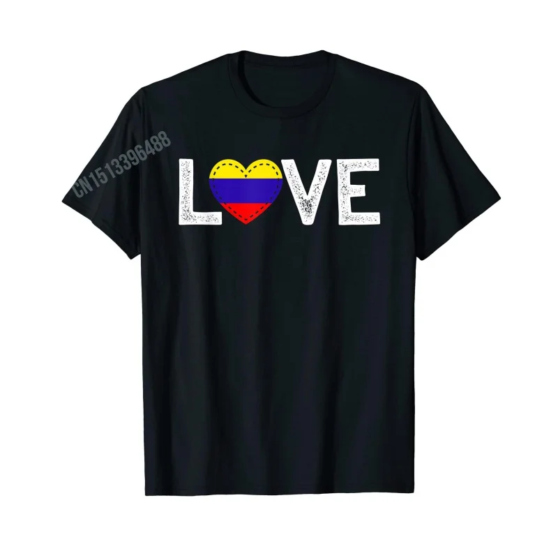 Men Women T Shirt More Design Columbia Flag Heartbeat Columbian Pride National Day T-Shirt Hip Hop Tops 100% Cotton  Tees