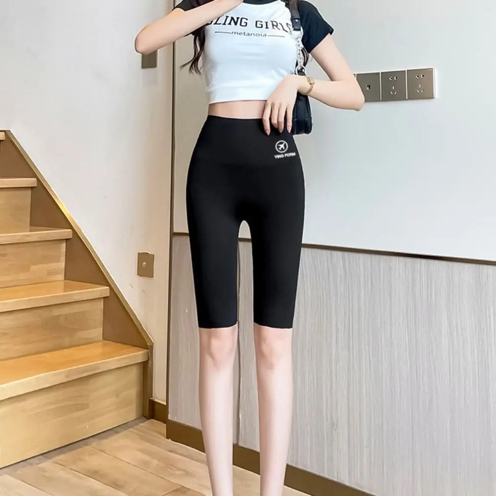 Tight Hip Lift Yoga Shorts Elastic Breathable Tummy Control Women Leggings Peach Butt Body Shaper Biker Shorts Sports