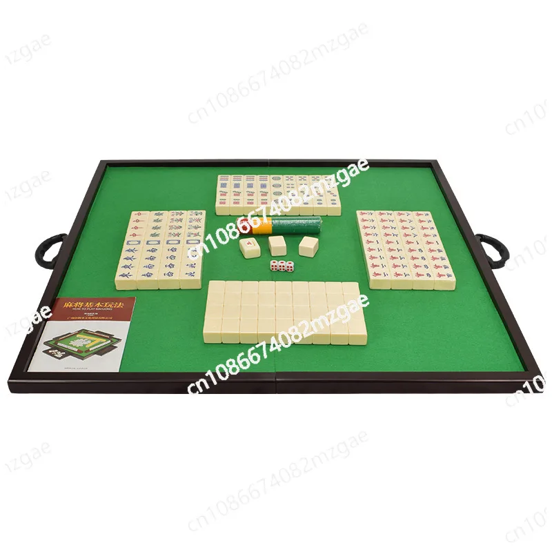 Manual Mahjong Table  Mahjong Table Folding Mahjong Desktop Multi-function Household Hand Rub