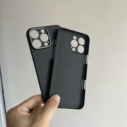 Really Carbon Fiber Case for IPhone 17/16 pro Max Phone Case Ultra Thin light Aramid Fiber for IPhone 17/16 Pro Carbon Cover