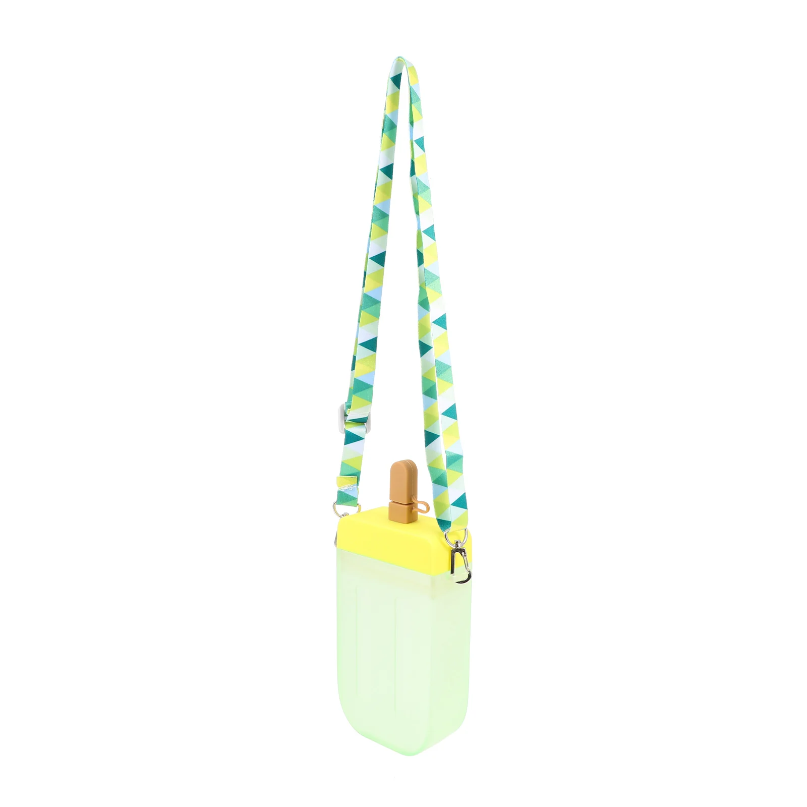 

Cute Popsicle Water Bottle Portable Outdoor Cup Cartoon Beverage Container Durable Pc Silicone For Juice Tea Coffee Gift