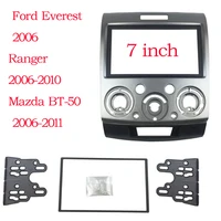 Panel de Radio estéreo para Ford Everest Ranger Mazda Bt-50 Bt50 doble 2 Din Fascia Dash instalación Trim Kit placa frontal bisel