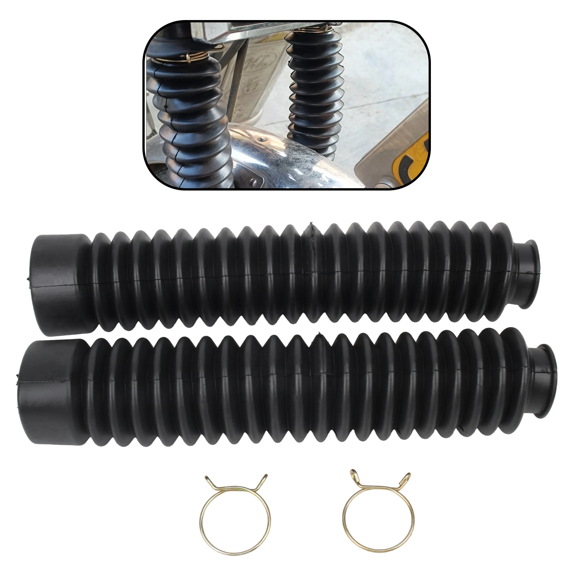Motorcycle Universal Front Fork Shock Absorber Dust Proof Sleeve Protector For YAMAHA SEROW 250 225 XT250 XT225 Accessories