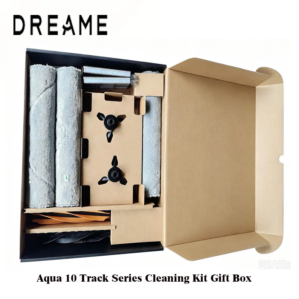 Original Dreame Robot Cleaning Accessory Kit DuoBrush,Side Brush,Filter,Track Mop,DustBag For Aqua 10 Track/Aqua 10 Ultra Track